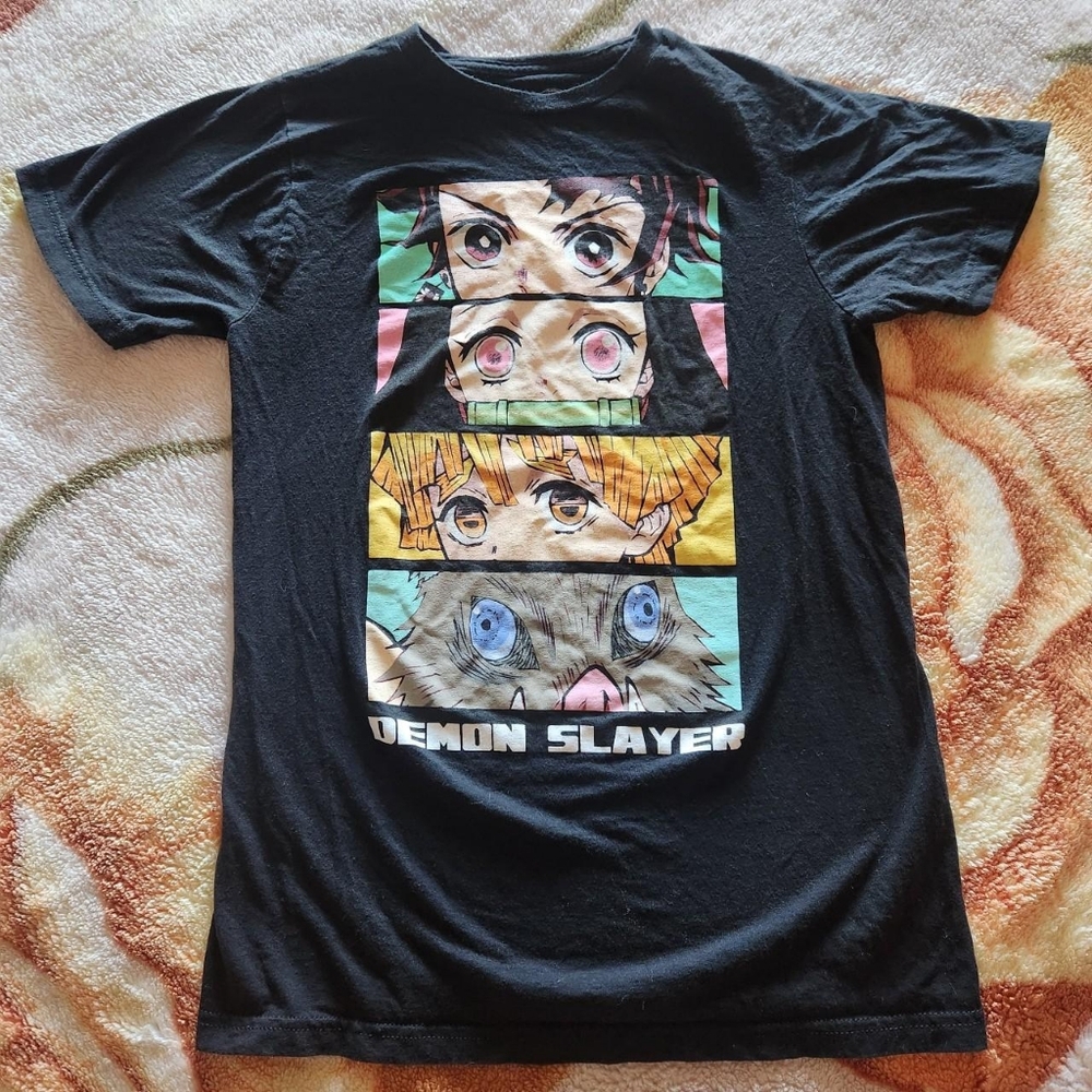 demon slayer character eyes t-shirt